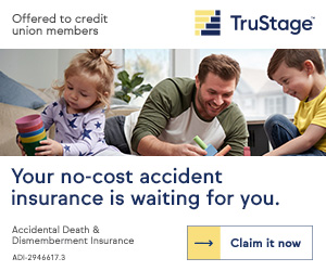 TruStage Insurance ad. Family playing a game.